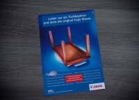 Kampagne. Anzeige für die Copy Mouse von Canon. Entworfen als Artdirector für die Agentur BMZ!FCA in Düsseldorf