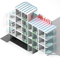 Hotelgewerbe - 3D Infografiken zu intelligenten Spülsystemen