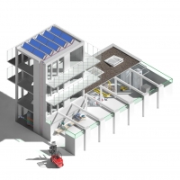 Industrieeinsatz - 3D Infografiken zu Solarinstallationen
