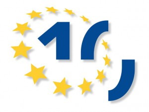 Logoentwicklung. Entwurf für die Europäische Zentralbank zur Einführung des Euro in 2008